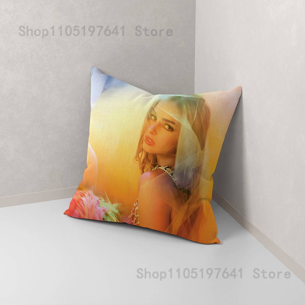 A-Addison Rae Pillow Case For Sofa Decor Car Office Room Printing Cushion Cover Decorations and Protector