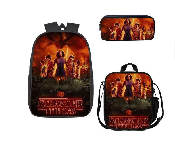 Stranger Things Dětský batoh+taška přes rameno+penál KTB