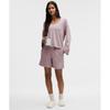 Lululemon Becalm V Neck Bell sleeVe Shirt Heathered Porcelain Pink