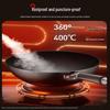 Supor 34cm Fine Iron Non-Coated Flat Bottom Wok