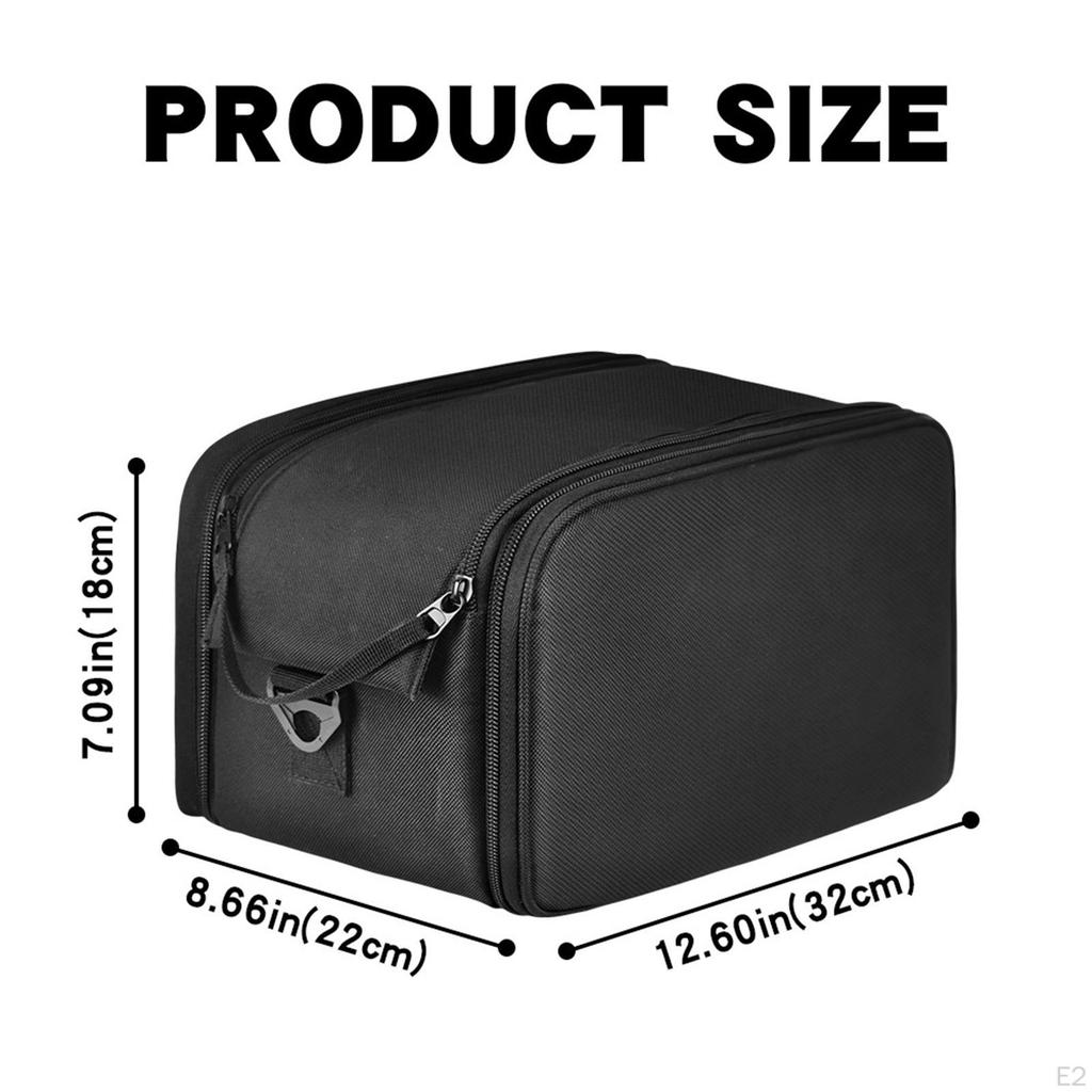 Travel Bag Storage with Handle Large Capacity Multi Compartments Compact Multifunctional