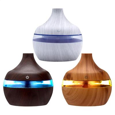 Humidifier Electric Aroma Air Diffuser Wood Ultrasonic Air Humidifier Essential Oil Aromatherapy Cool Mist Maker For Home 300ml