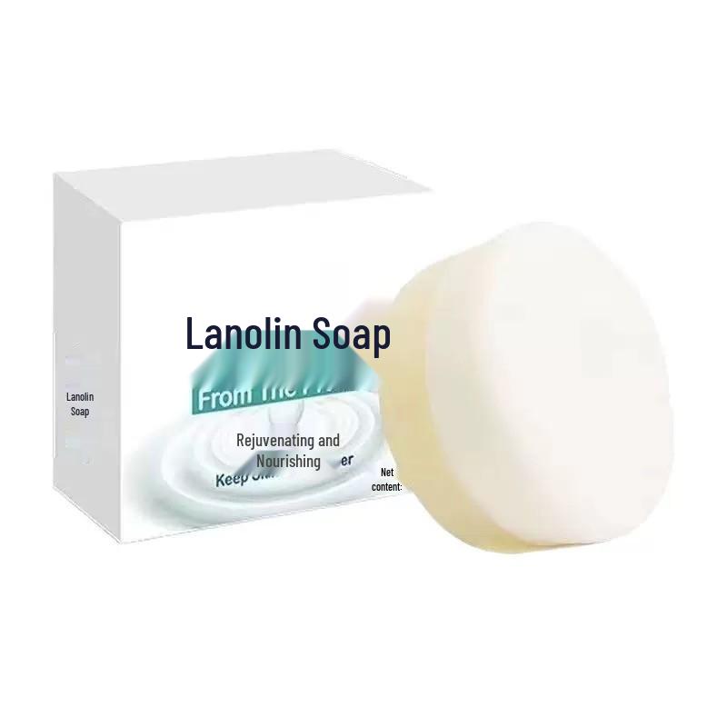 Handmade Lanolin Goat Milk Soap: Gentle Face & Body Cleanser for Tender Skin
