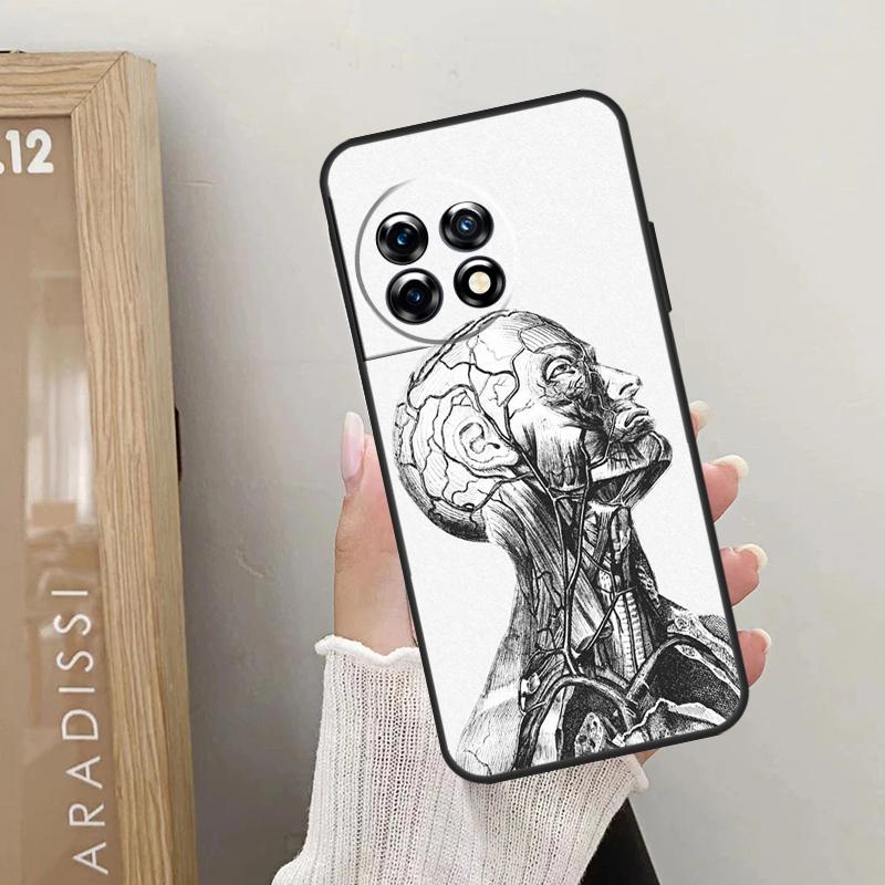 Human Anatomy Case For OnePlus Nord CE 5 2 3 4 Lite N20 N30 OnePlus 15 13 12 10 R 13T 10T 11 9 10 Pro Cover