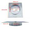 Support de Montage Amélioré pour Chauffage Air Diesel 30/40/60mm Plaque de Sol Pour Eberspacher Webasto Voiture Camion VAN Camping-car Argent