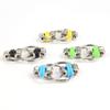 Stress Relief Metal Fidget Cube Keychain with Bicycle Chain