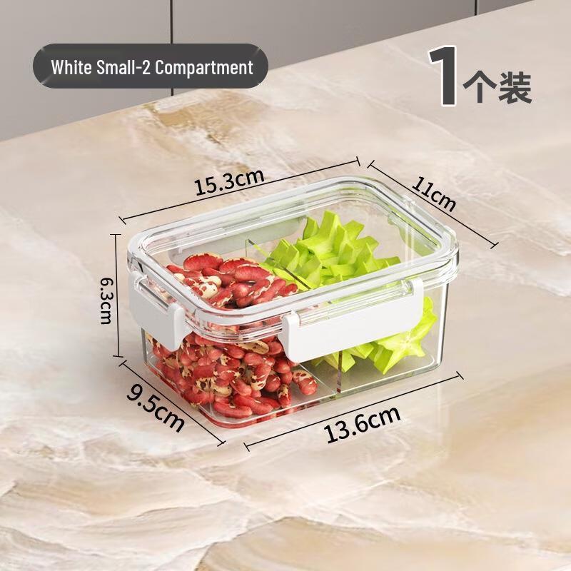 Fango Divided Transparent Food Storage Container