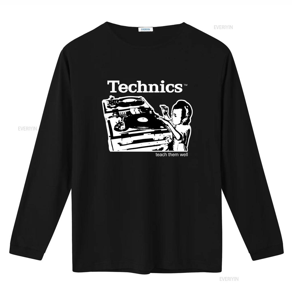 Technics Teach Them Well Boy As Dj Gray T Shirt S Chaser vintage Washed graphic designer clothes Breathable Unisex Soft