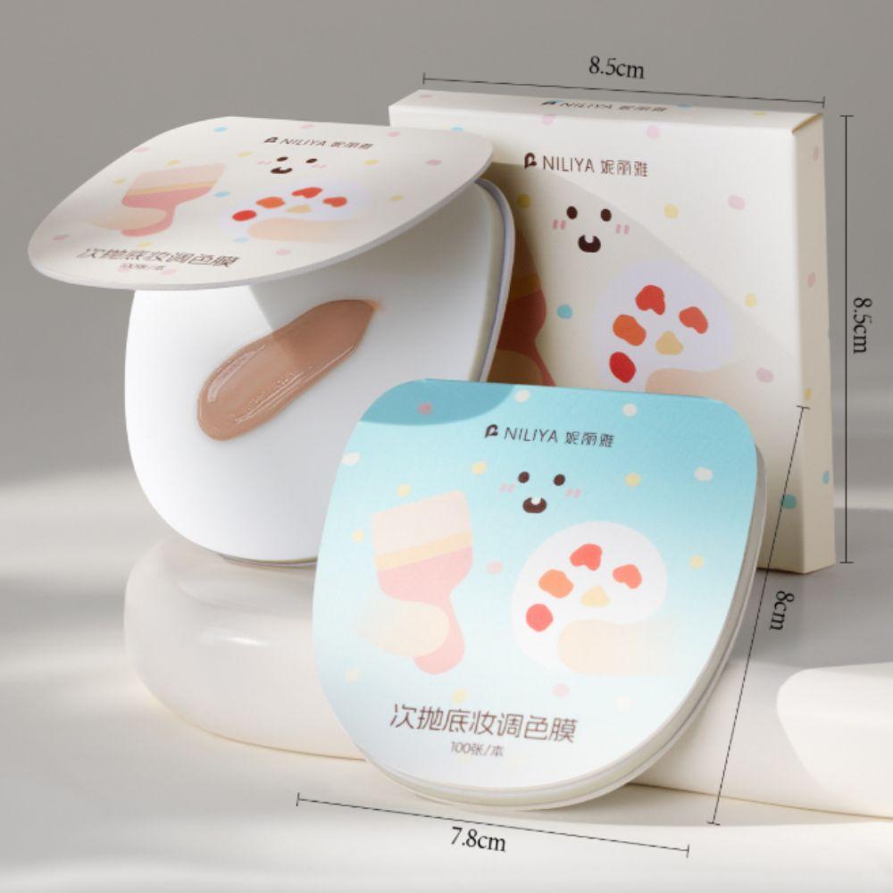 Portable Makeup Color Mixing Paper No-wash Makeup Color Mixing Tools  Makeup Accessories