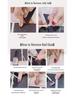 Elegant 3D Hand-painted Long Wearable Nails - European & American Style Manicure