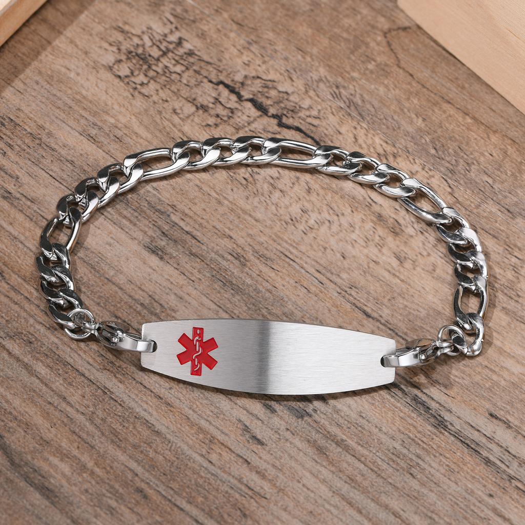 Medical Bracelets with Medical LOGO,Stainless Steel Jewelry Gifts