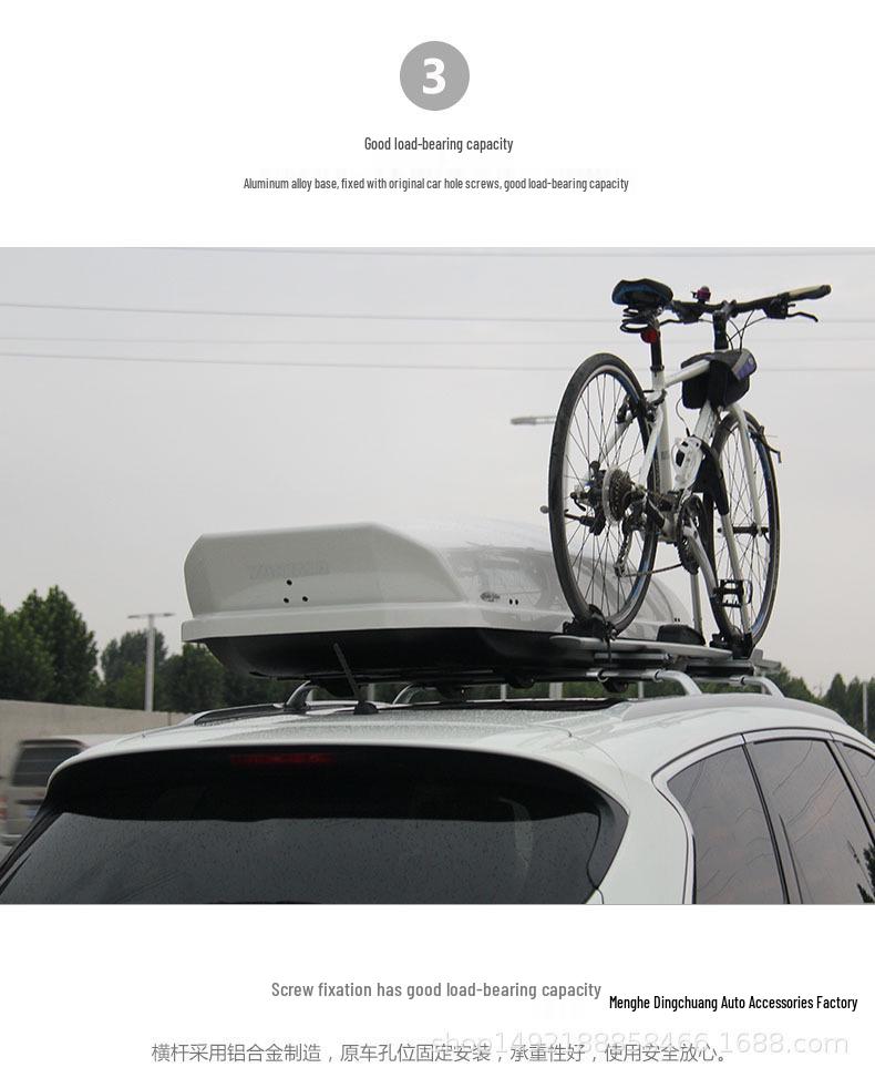 Fits 2011-2019 QX60: Horizontal Crossbars for Roof Luggage Rack