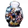 2026 Efterår/vinter Dragon Ball Retro Varm Bomulds Hættetrøje til Mænd 3D Printet Sweatshirt Unisex Børns Afslappet Jakke