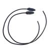 2/4/10Pcs 50Cm Latex Elastic Tie Rope Easy To Use Bungee Cords Black Tie Rope For Bicycle Motorcycle Luggage Car Tarpaulin Rope