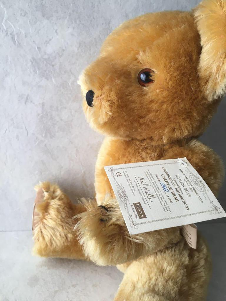 [USED] Rare Dean's Rag Book Teddy Bear Charlie Bears