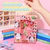 6Pcs/Set Erasers Stationery Set Stationery Study Stationery Set Cute Children's Pencils  Gift