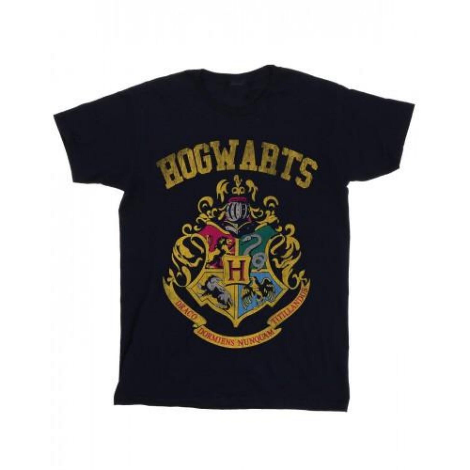 HARRY POTTER Mens Hogwarts Varsity T-Shirt S