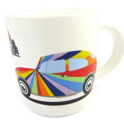 [M1396] - Kubek porcelanowy „Beetle” tutti frutti (vintage) - Volkswagen