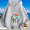 Latest Hatsune Miku New Kids Teens Fashion Cartoon Print Cotton Hoodie Fall Winter Hot Sale Trendy Stylish Best Selling