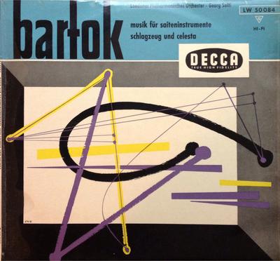 10inch Record BÉLA BARTÓK , LONDON PHILHARMONIC O - Musik Für Saiteninstrumente Schlagz LW50084 Decca Germany Classical Used