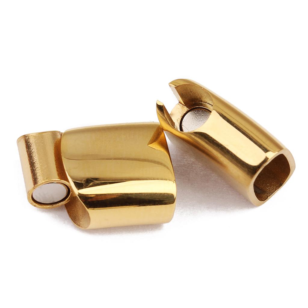 1PC High Quality Stainless Steel Magnetic Clasps for Jewelry Making Clasps End Caps Magnet Lace Buckle DIY Leather Bracelet