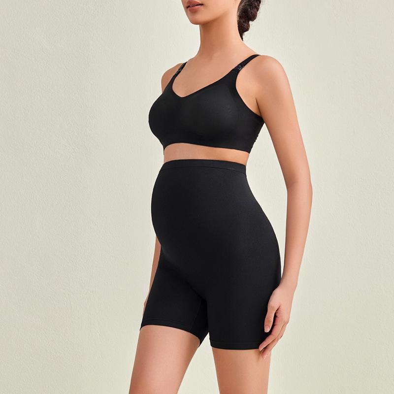 New Style High-Waisted Two-in-One Maternity Safety Pants - Plus Size, Crotch-Enhanced Underwear for Women