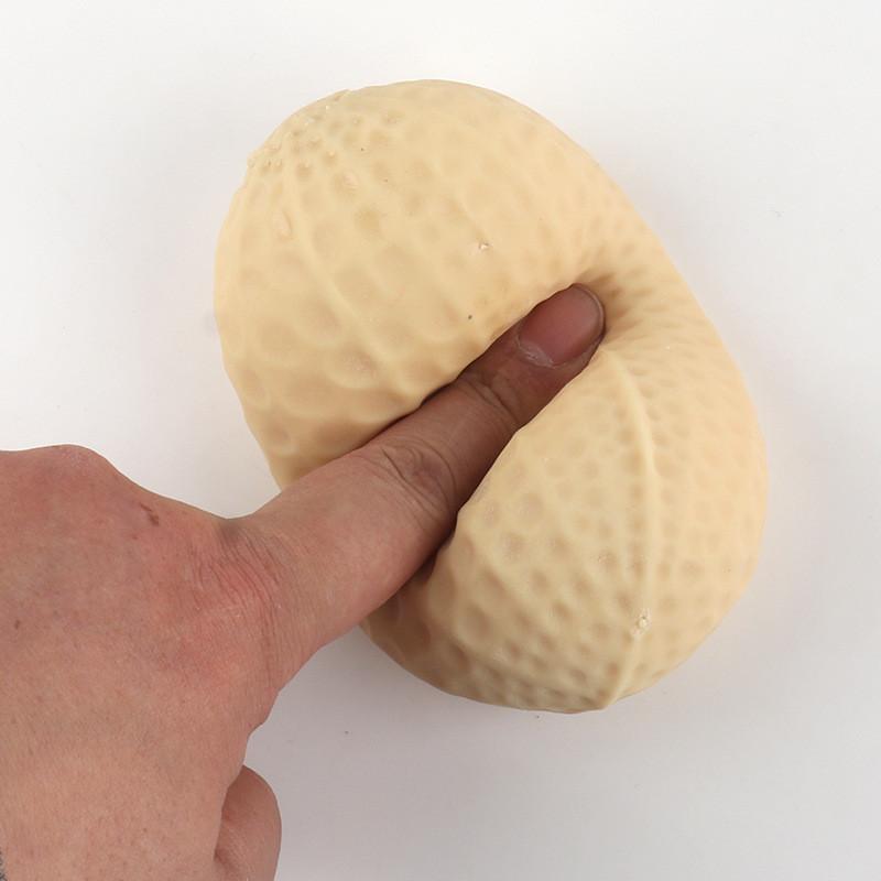Peanut Stress Ball Crunchy Squeeze Ball Squishy Toy Buttery-Soft Feel Fidget Toy Asmr Sensory Anti Stress Toys For Kids & Adults