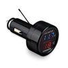 BQuel Digital Voltmeter Thermometer LED Cigarette Socket 2in1 Car 12V/24V