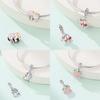 Decorative Charms Plata Originales Elephant Flower Beads For Charms Copper Bracelet Beads Jewellery Creating Women'S Gift