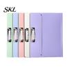 Wear-resistant File Holder Folder for A3 Size Paper, Document Organizer with Metal Plastic Clip, Solid Color Clipboard Home School Office Supplies