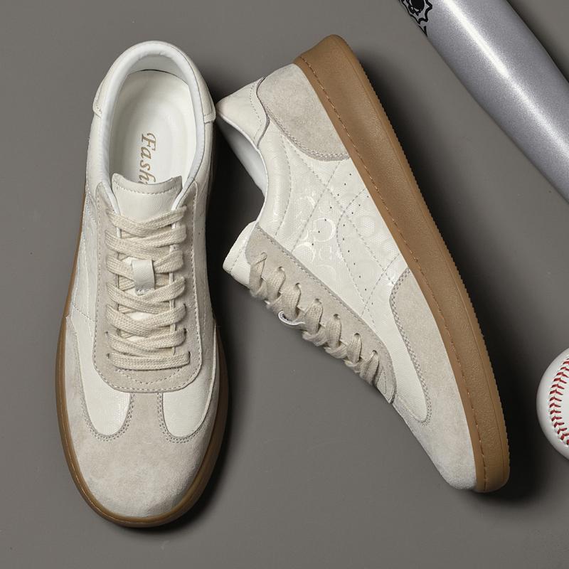Fashion Fashion Genuine Leather Men's Casual Shoes Breathable Tenis Masculino Summer Man Sneakers Classic Skateboard Footwear Trainers