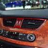 For Mercedes-Benz CLS C219 2004-2009 Central Control Air Outlet Sticker Cover Trim Carbon Fiber Interior Styling