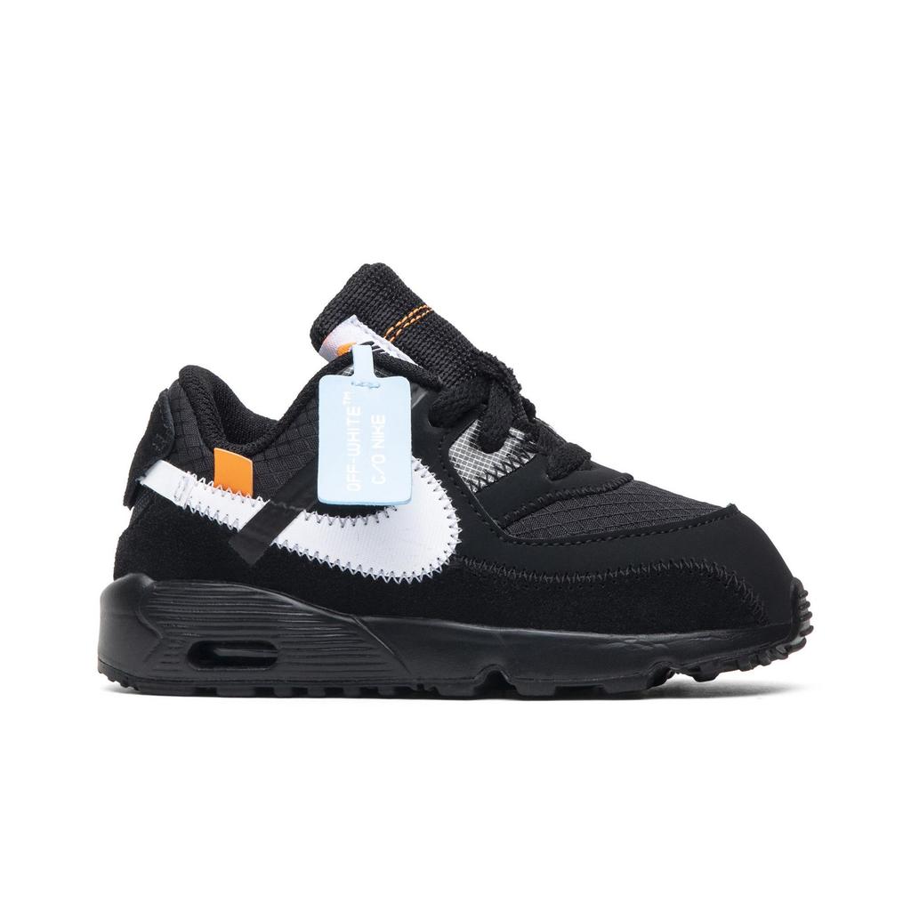 Nike Air Max 90 Toddler 'Black' (Unisex) Black / Black-Cone-White Toddler Shoes BV0852 001