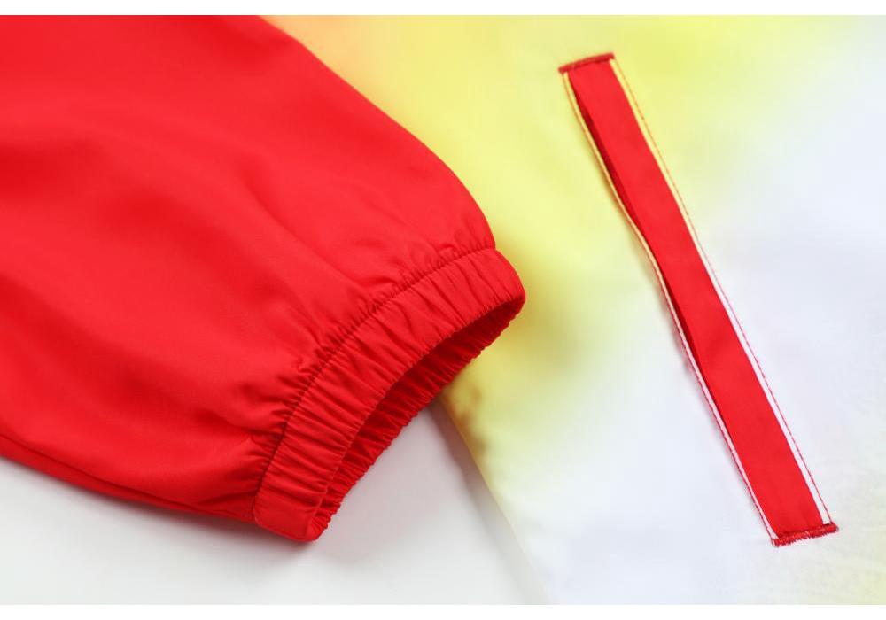 Chinese Style Sports Jacket Set for Boys & Girls - Long Sleeve Badminton & Volleyball Competition Apparel