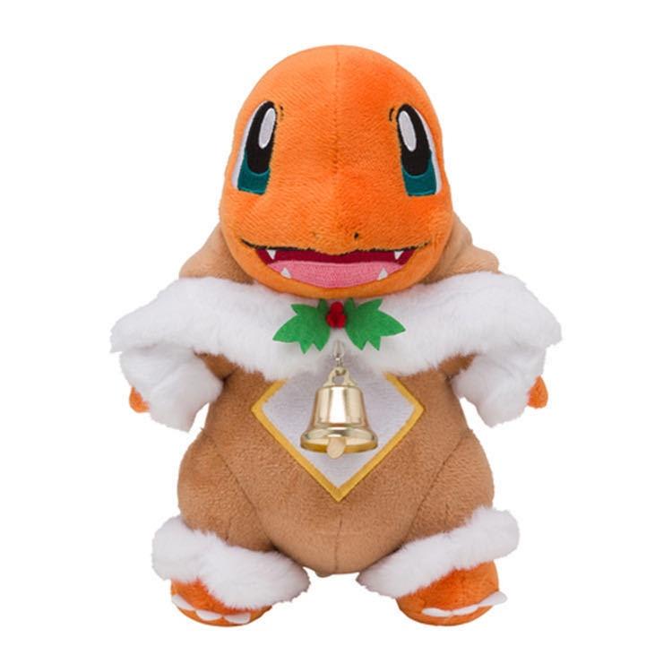 Christmas Gift Cloak Transformation Plush Stuffed Animal Cute Charmander Eevee Doll