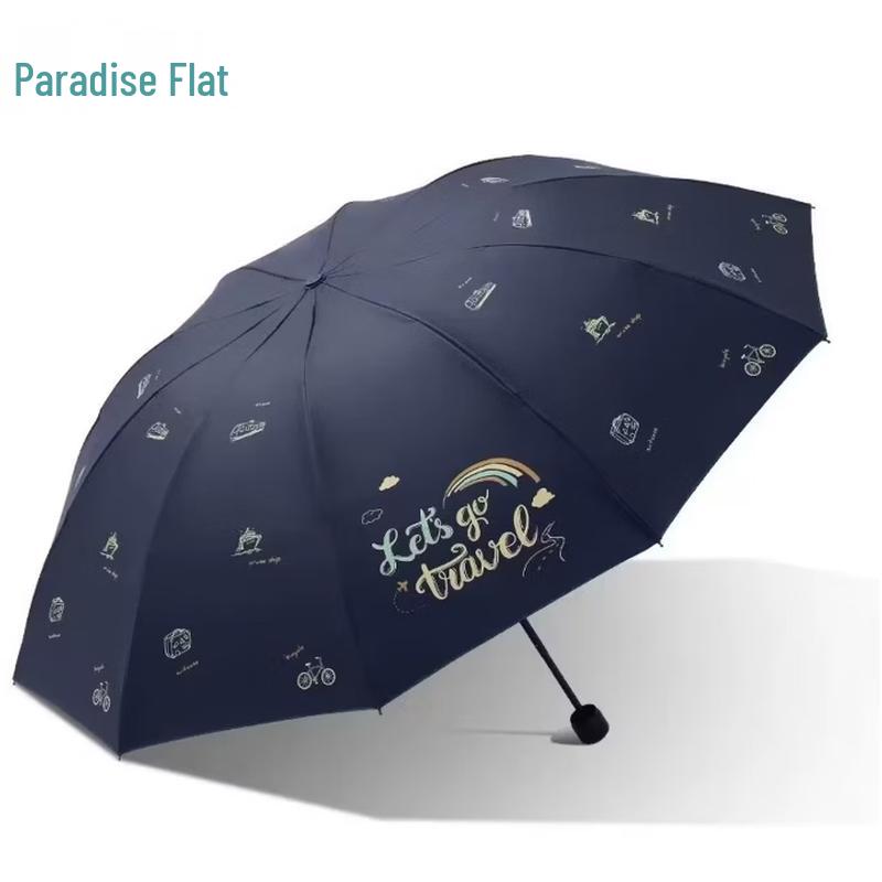 Paradise Umbrella Portable UV-Protection Sun & Rain Umbrella