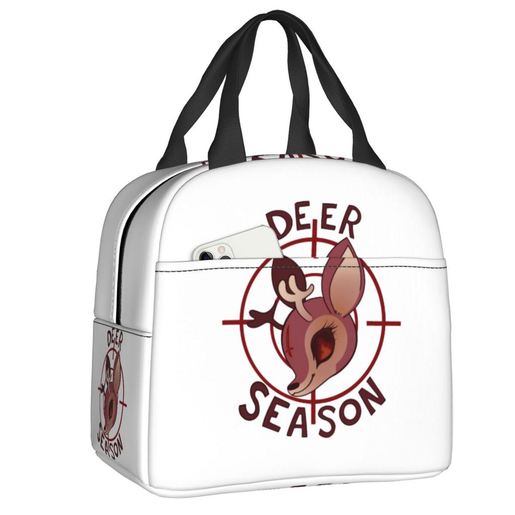 Benutzerdefinierte Hazbins Anime Animation Hotel Angel Dust Isolierte Lunchtasche Arbeit Schule Wiederverwendbare Thermos-Kühlbox Lunchbox Damen Kinder