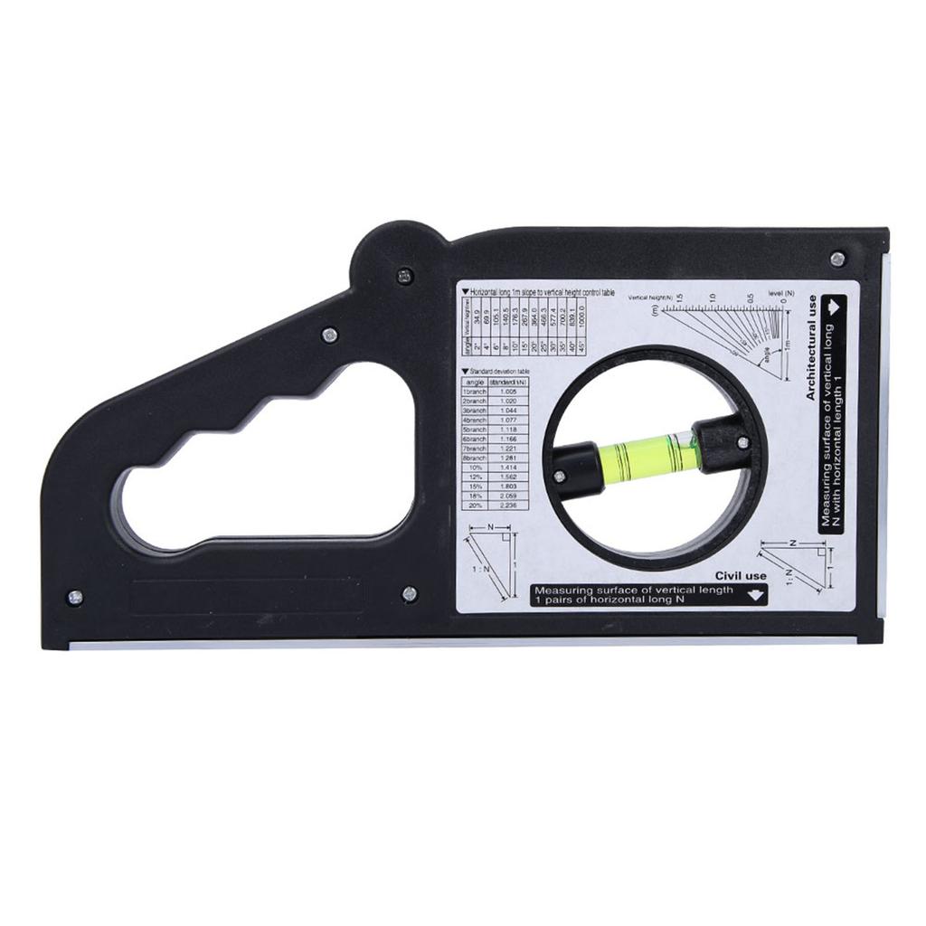 Nível de Bolha Multifuncional ABS Engenharia Inclinômetro Escala de Medição de Ângulo Ferramenta(com Magnetismo)