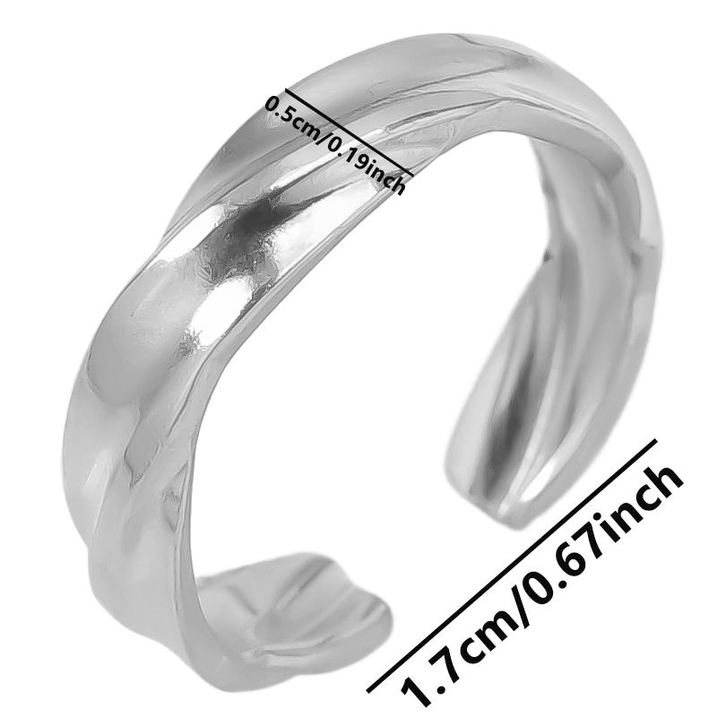 1/5pcs Silver Color Snake Beads Round Heart Stainless Steel Rings For Women Men Accessories Vintage Jewelry Finger Ring Anillos