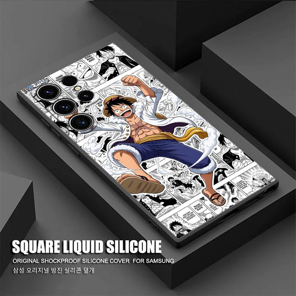 Comics One Pieces Anime Phone Case For Samsung Galaxy S25 S24 S23 S20 S21 FE S26 S22 Ultra 5G S26 Plus S25FE Soft Silicone Cover
