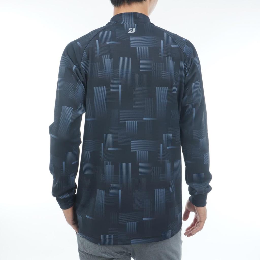 Bridgestone Golf Retro ULTICORE Long Sleeve Mock Neck Shirt FBM31F Men's Black