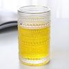 Embossed Frosted Dot Glass Water Cup Set