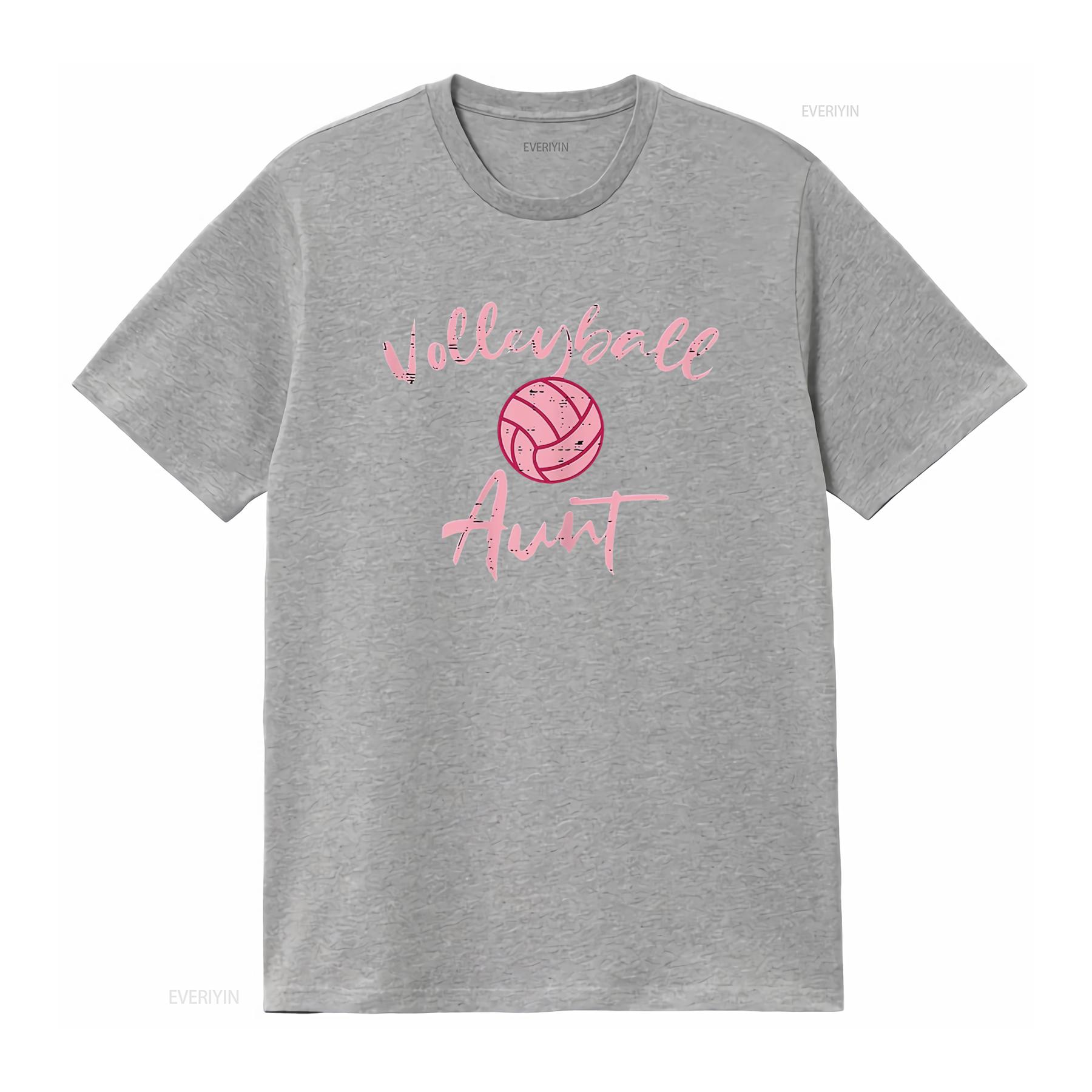 

Volleyball Aunt Cute Mothers Day Sports Aunty Women s T Shirt Express Your Style with Bold Prints vintage Washed graphic homme S