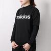 Adidas Neo American Retro Printed Sports Casual Pullover Sweatshirt Women Sweatshirt Black DM4141