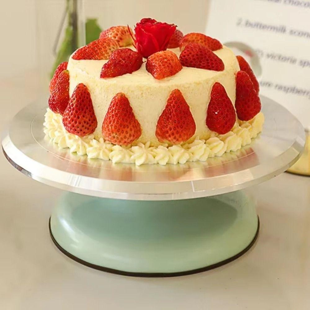 10 / 12palcový otočný stojan na narozeninový dort, protiskluzový otočný stojan na dezerty, otočný stojan na dorty, pečivo