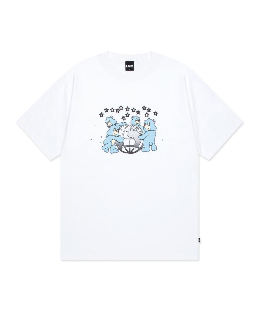 LMC Globe Bear Tee White