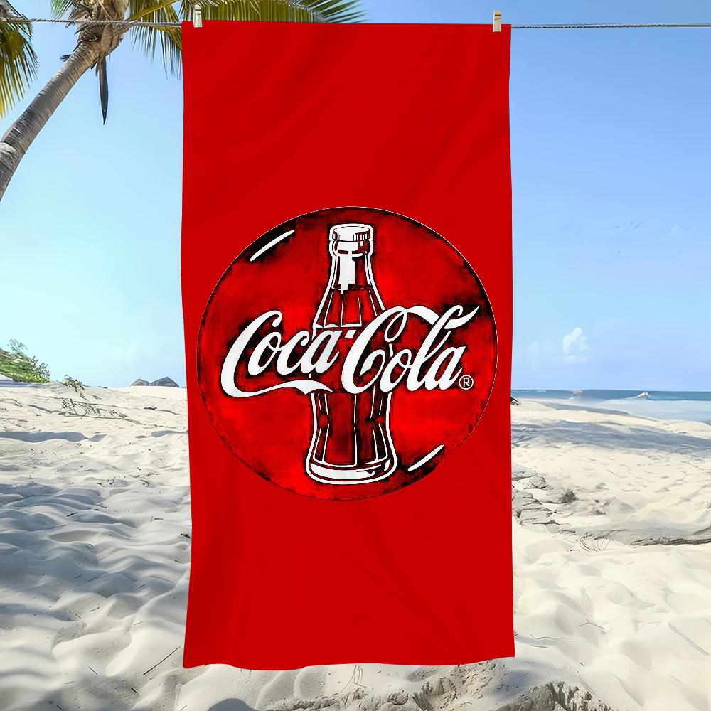 Mode C-CocaS C-Cola-S Kunst Handtuch Strand Übergröße Weich Ultra Saugfähig Schnell Trocknend Groß Pool Reise Camping Badezimmer