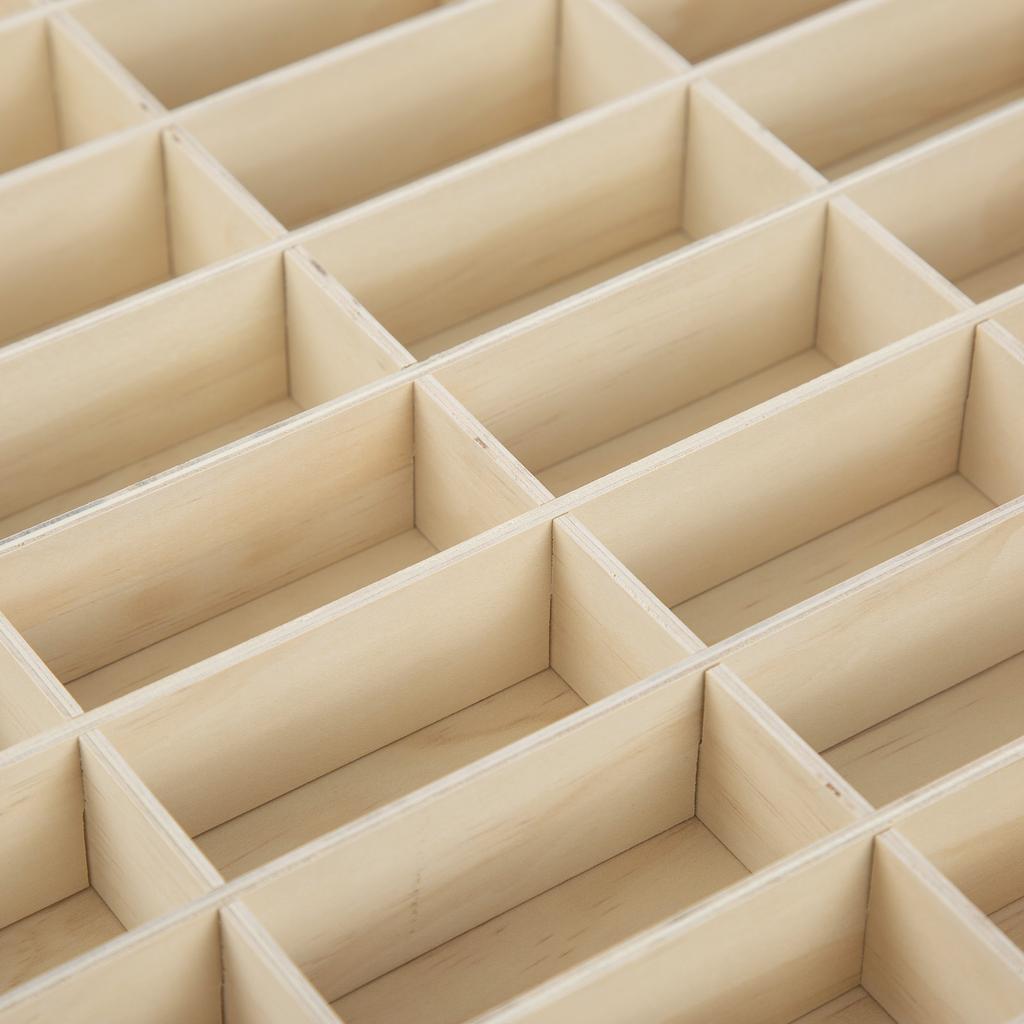 80 Grids for Hot Wheels Diecast Car Matchbox 1/64 Wood Display Shelf Toy Storage