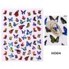 8 PC Holographic 3D Nails Stickers Nail Art Laser Butterfly Sticker Decal Butterflies Manicure Decoration Tool