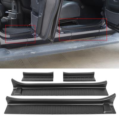 Acoperire Placă Ușă Prag pentru Jeep Wrangler JL Gladiator JT 2018-2022 Apărătoare de intrare Protecții Placă prag Ușă Accesorii auto cu 4 uși